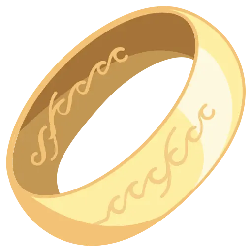 Imagen del Anillo Único, del Señor de los Anillos